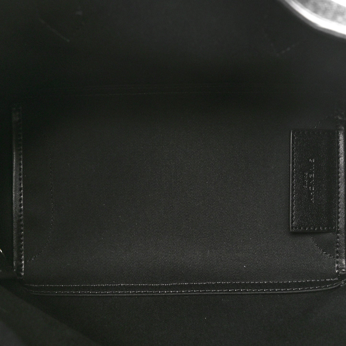 Denim Mini Logo Bond Shopper Tote Blue