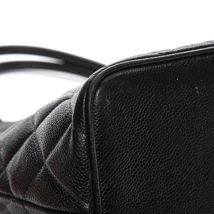 Chanel Caviar Quilted Medallion Tote Black 14 of 15