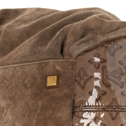 Louis Vuitton Suede Patent Monogram Irene Brown 7 of 9