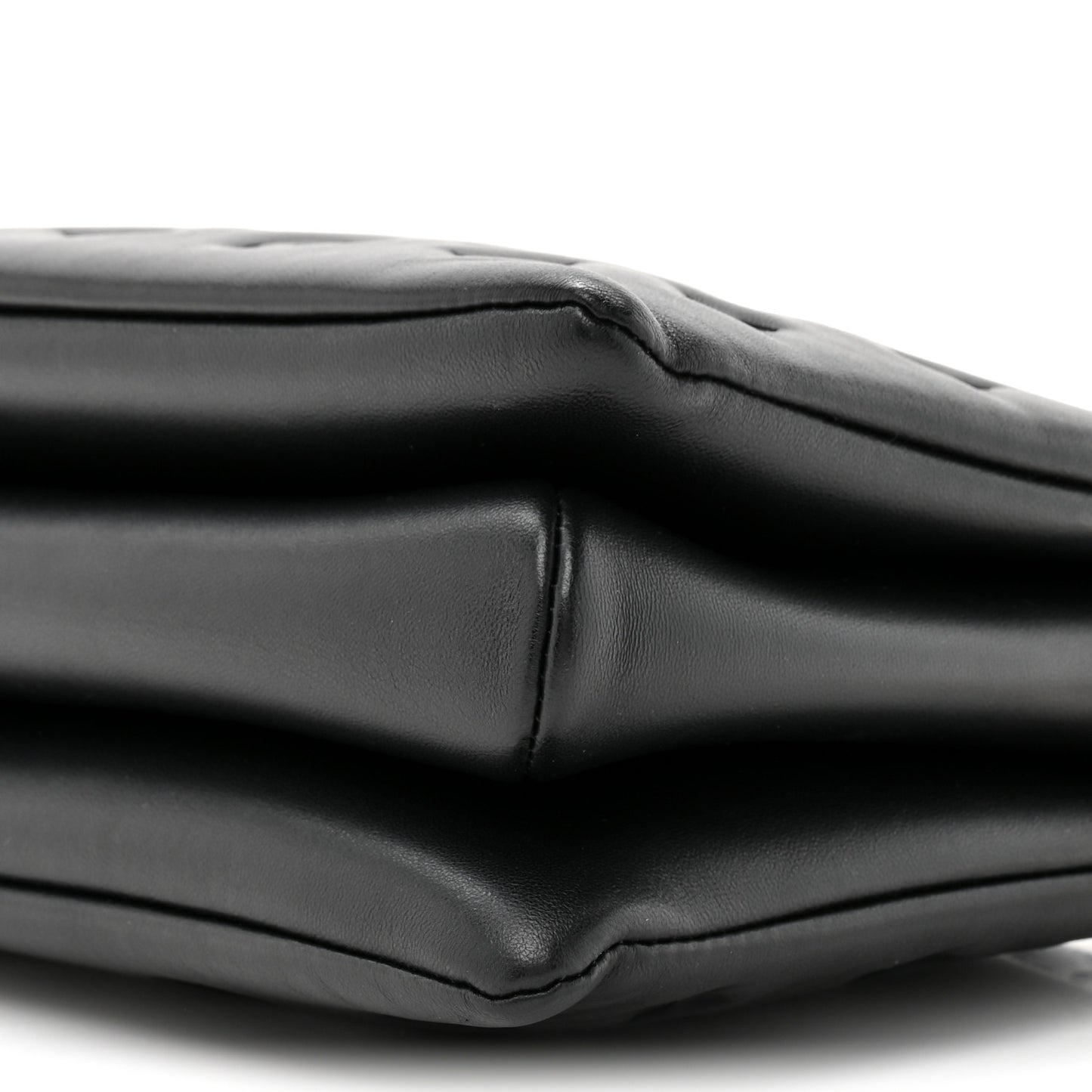 Lambskin Embossed Monogram Coussin PM Black