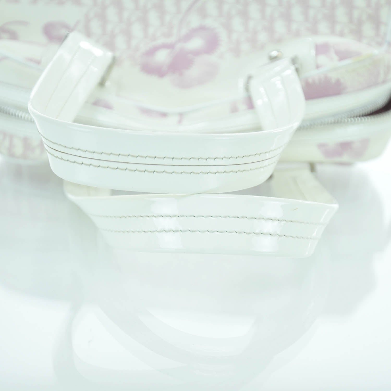 Christian Dior Canvas Monogram Floral Bowler Pink 11 of 11