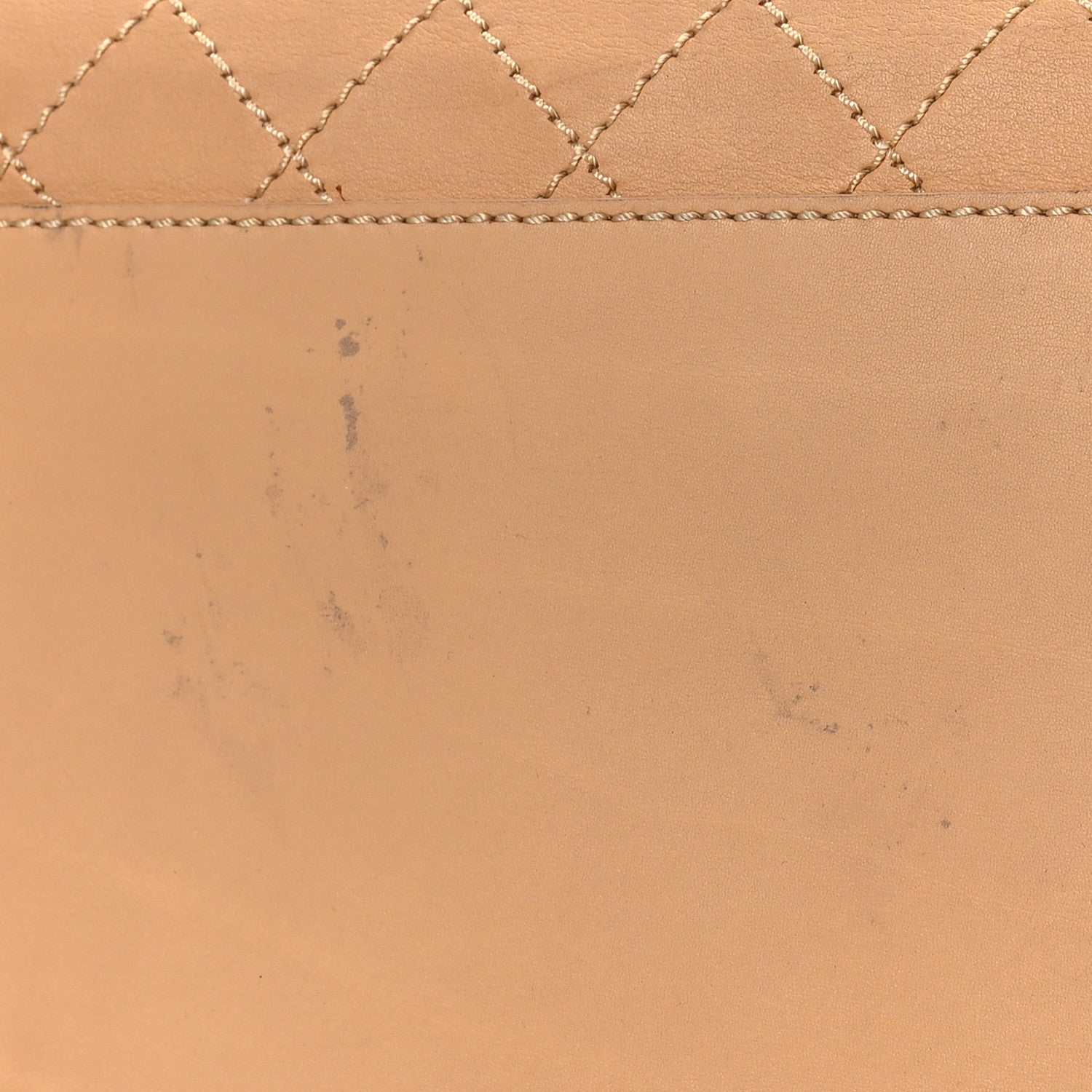 Chanel Calfskin Stitched Large Shopping Tote Beige 10 of 11