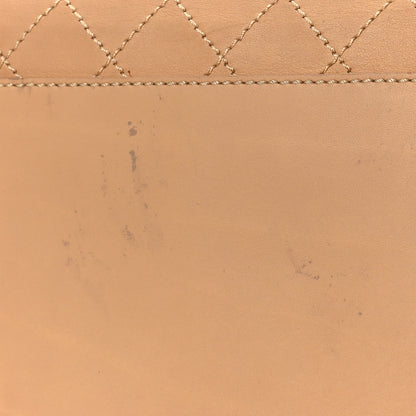 Chanel Calfskin Stitched Large Shopping Tote Beige 10 of 11