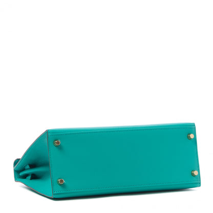 Hermes Epsom Kelly Sellier 28 Vert Verone 4 of 32