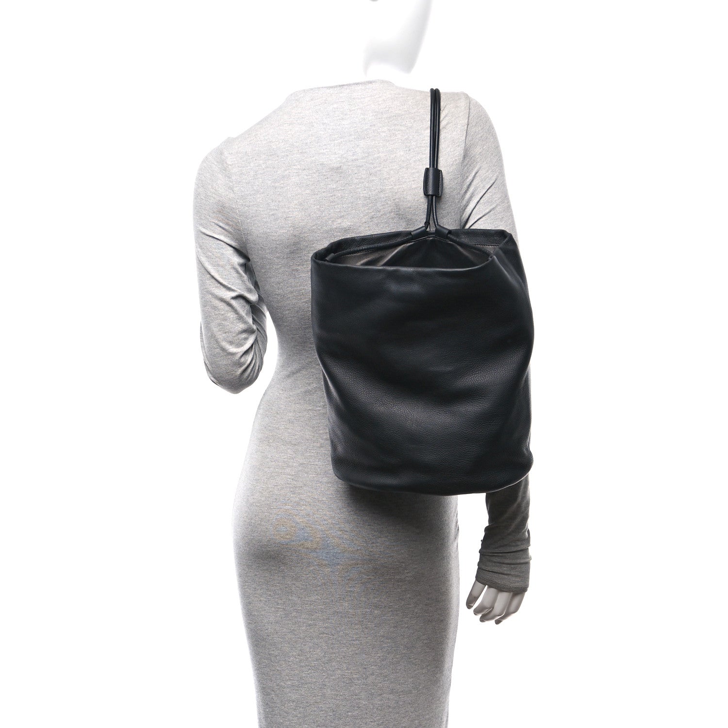 The Row Grained Calfskin Joe Backpack Black 2 of 9