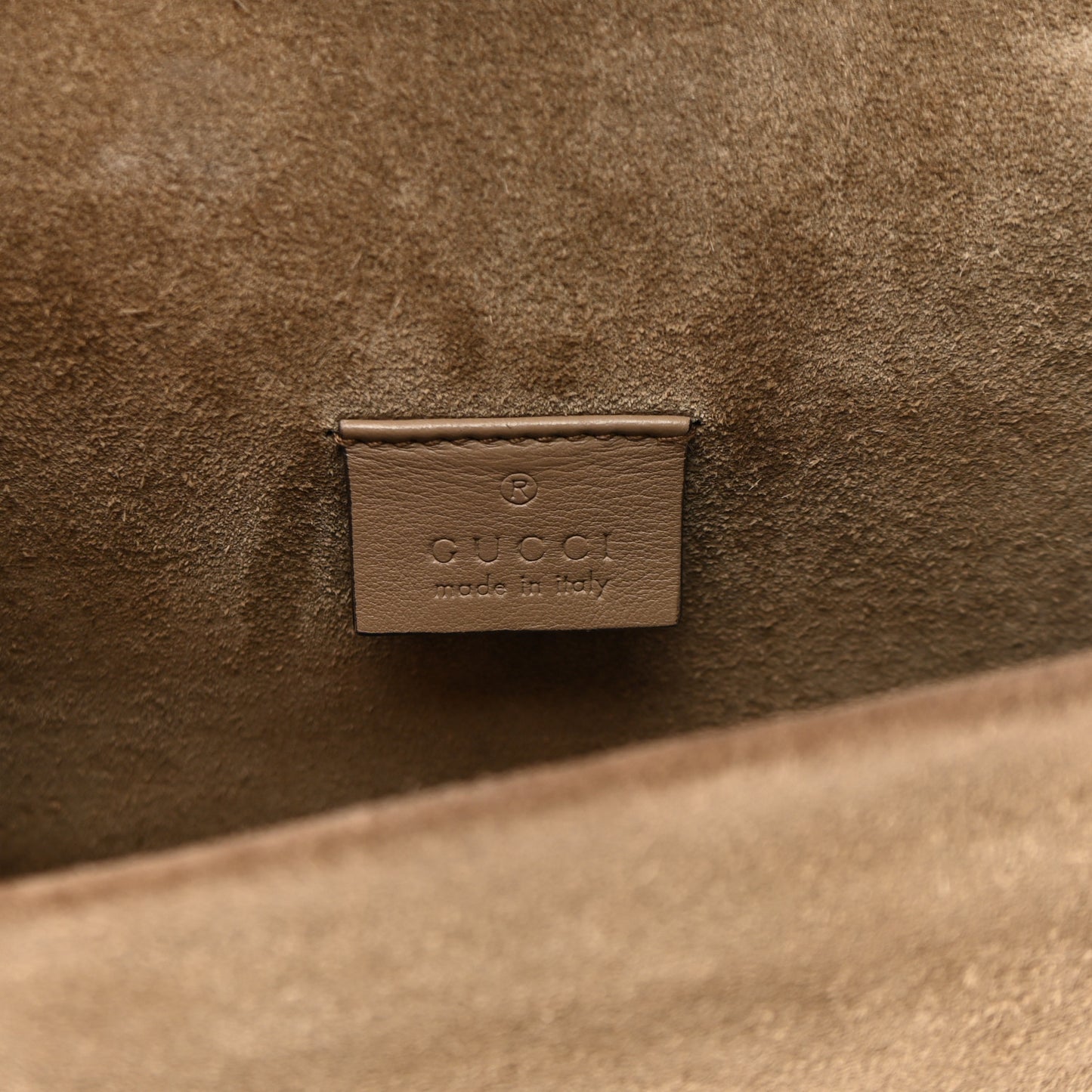 GG Supreme Monogram Mini Dionysus Shoulder Bag Taupe