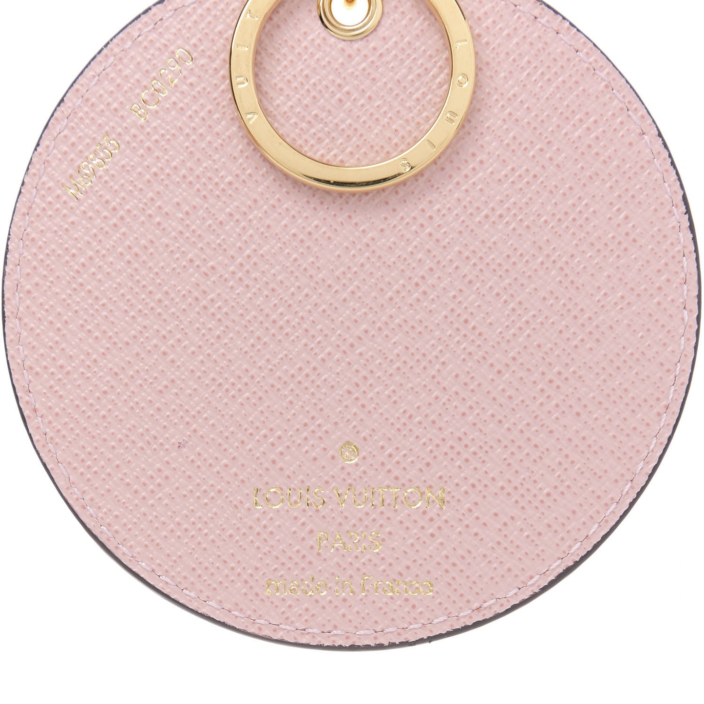 Monogram 2020 Christmas Animation Big Wheel Bag Charm Key Ring Rose Ballerine
