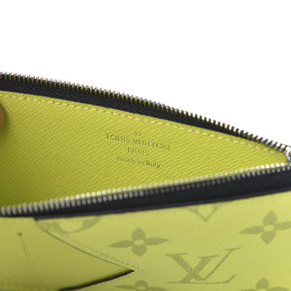 Louis Vuitton Monogram Taiga Coin Card Holder Yellow 8 of 10