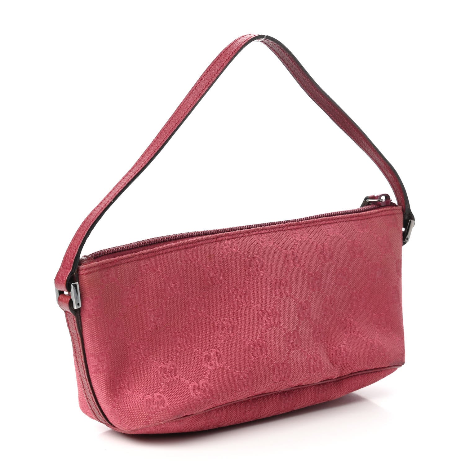 Gucci Monogram Boat Pochette Fuchsia 3 of 10