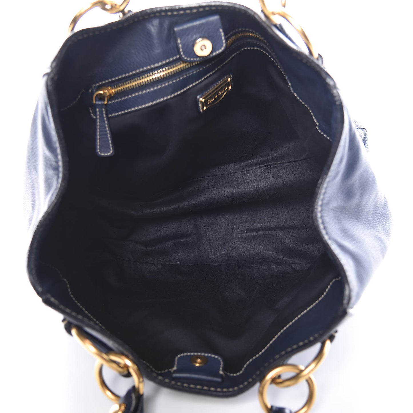 Vitello Shopping Tote Blue