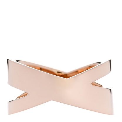 Tiffany 18K Rose Gold Diamond Atlas X Wide Ring 52 6 3 of 5