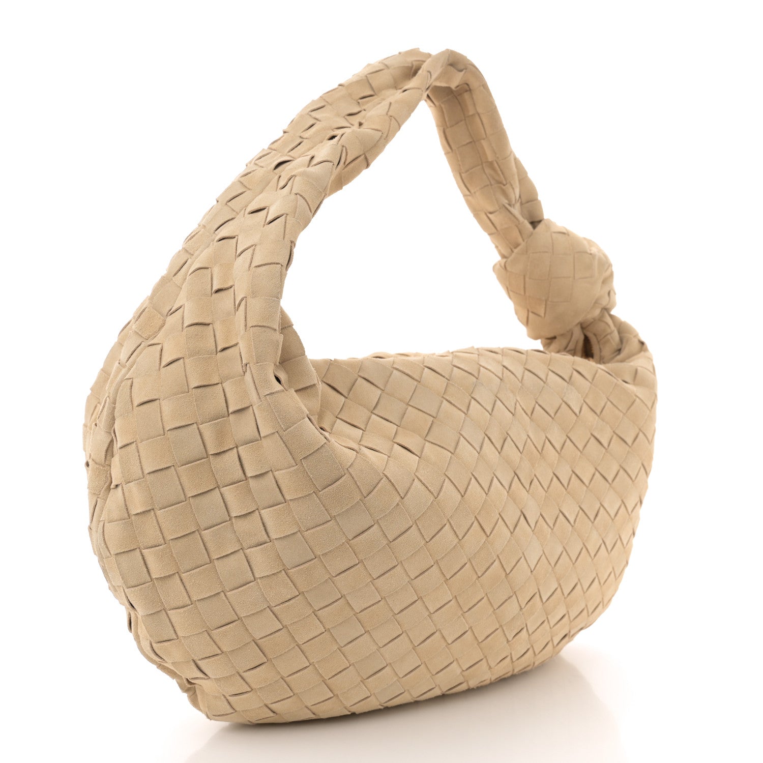 Bottega Veneta Suede Intrecciato Small Jodie Sand 2 of 10