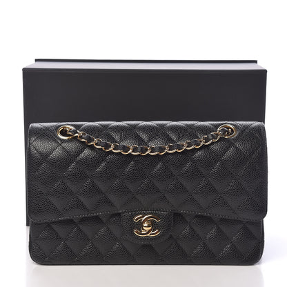 Chanel Caviar Quilted Medium Double Flap Black 12 of 12