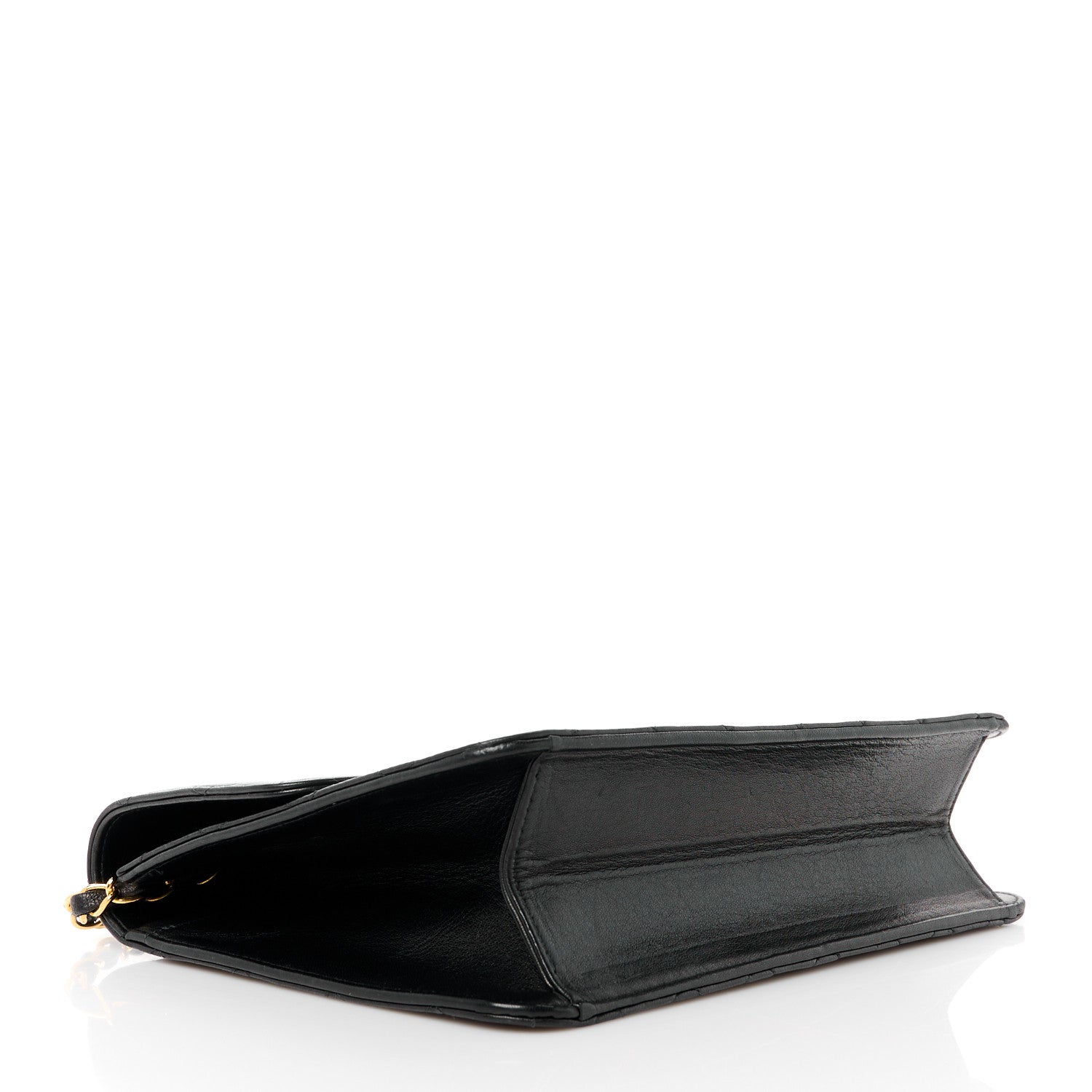 Chanel Lambskin Quilted Medium Single Flap Black 4 of 12