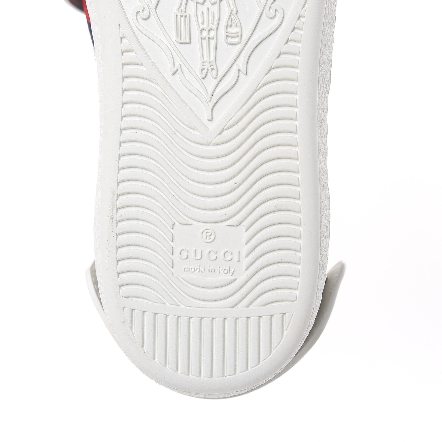 Gucci Calfskin Ayers Embroidered Web Mens Ace Removable Patches High Top Sneakers 6 White 6 of 9
