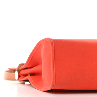 Hermes Vache Hunter Toile Herbag Zip 31 PM Capucine Fauve 10 of 12