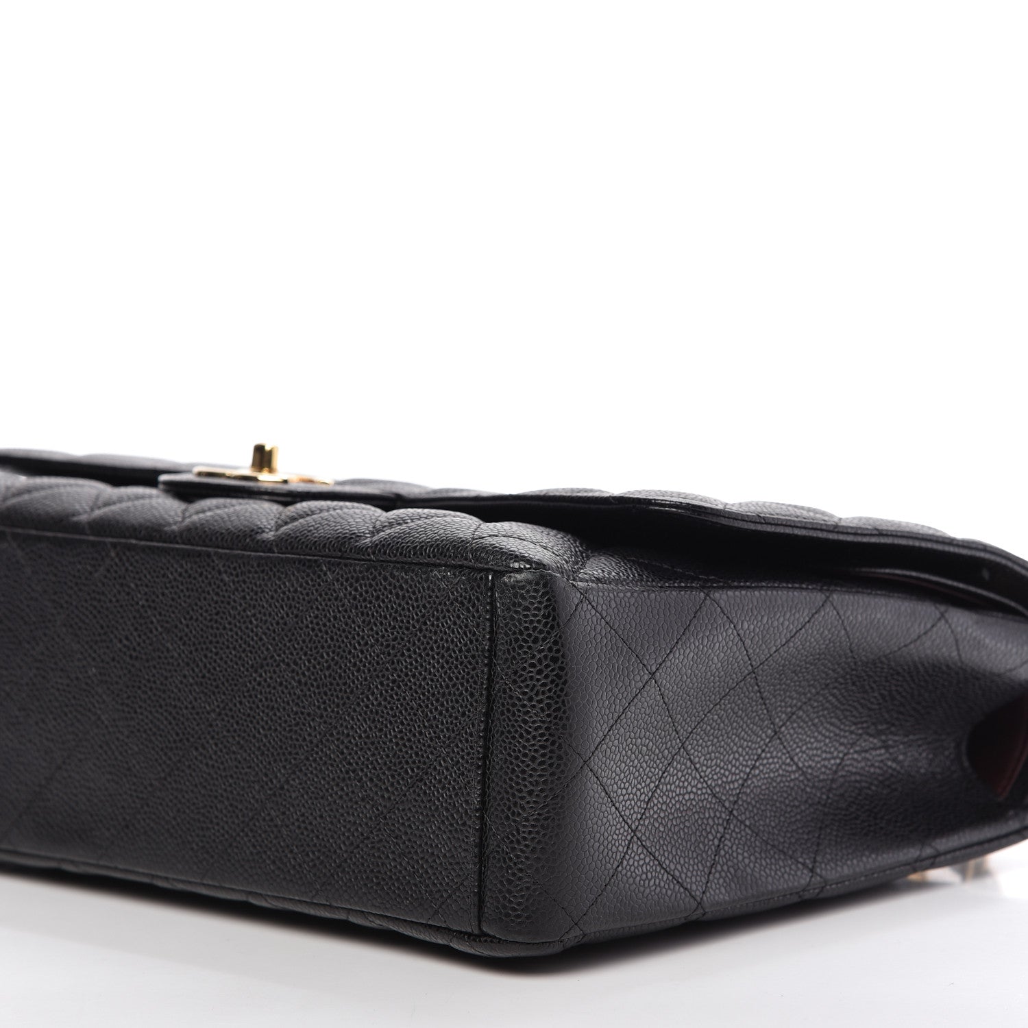 Chanel Caviar Quilted Maxi Double Flap Black 7 of 10