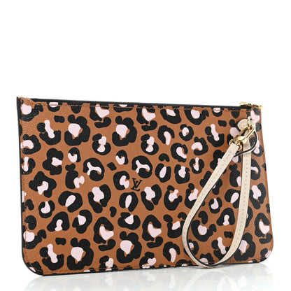 Louis Vuitton Monogram Giant Wild At Heart Neverfull MM Pochette Black 3 of 6