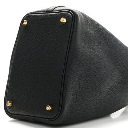 Hermes Taurillon Clemence Picotin Lock 18 PM Black 9 of 10