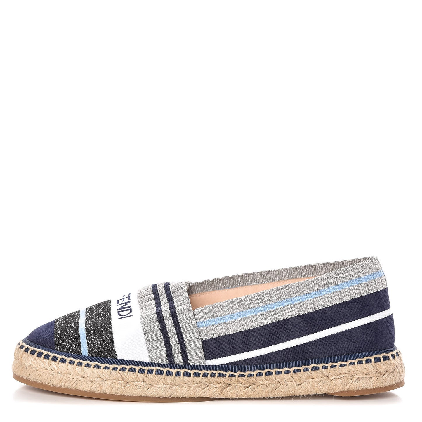 Knit Rockoko Sock Espadrilles 38 Grey