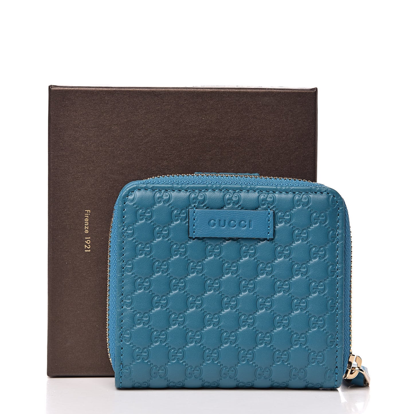 Microguccissima Compact Wallet Deep Cobalt