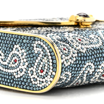 Judith Leiber Swarovski Crystal Paisley Minaudiere Clutch 10 of 16