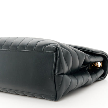 Saint Laurent Calfskin Y Quilted Monogram Medium Loulou Chain Satchel Black 11 of 11