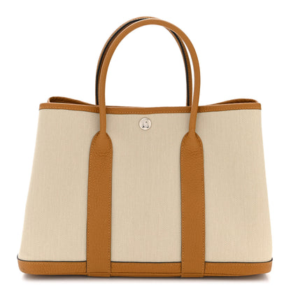 Hermes Toile Negonda Garden Party 30 TPM Tote Beton Ocre 1 of 11