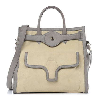 Balenciaga Canvas Chevre Lune MM Cream Grey 1 of 28