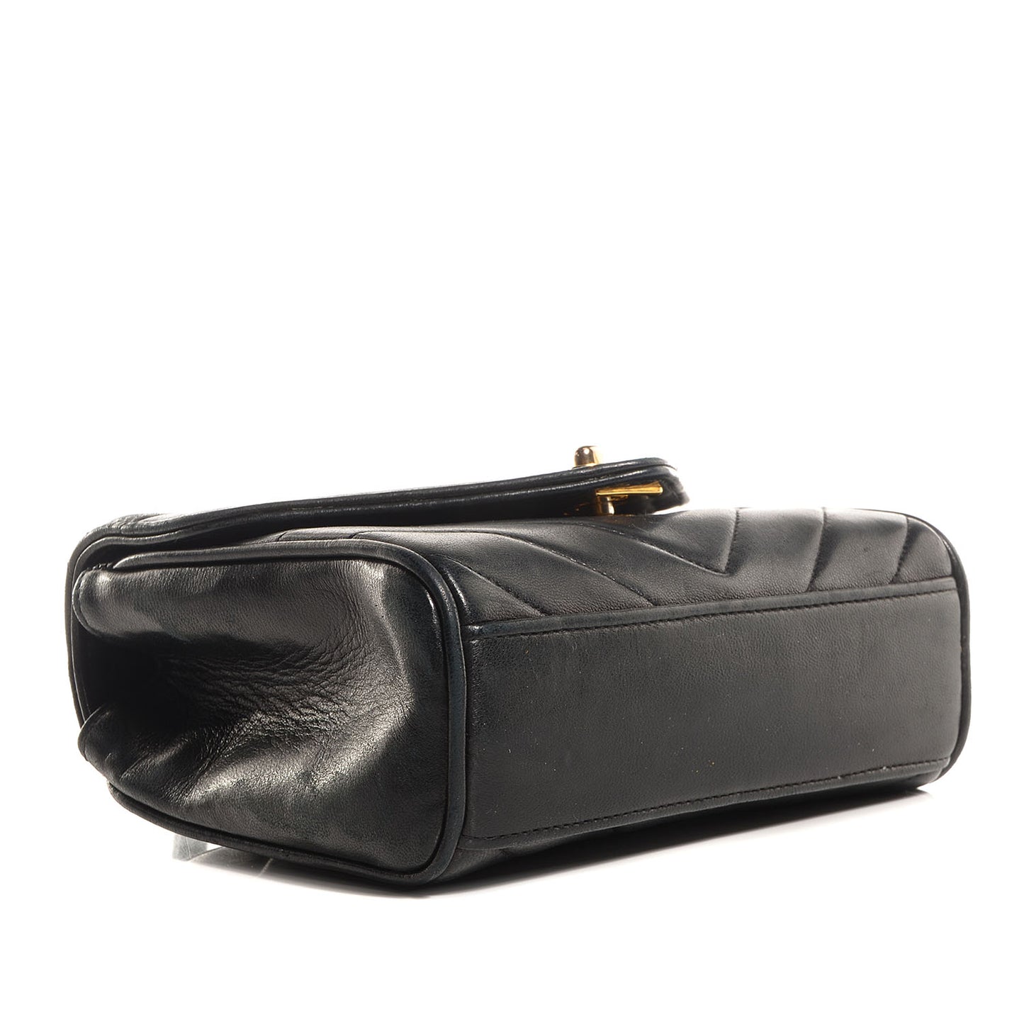 Lambskin Chevron Small Flap Black