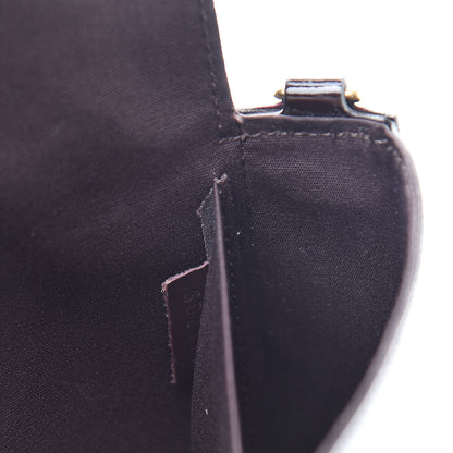 Louis Vuitton Vernis Pochette Felicie Chain Wallet Amarante 10 of 15