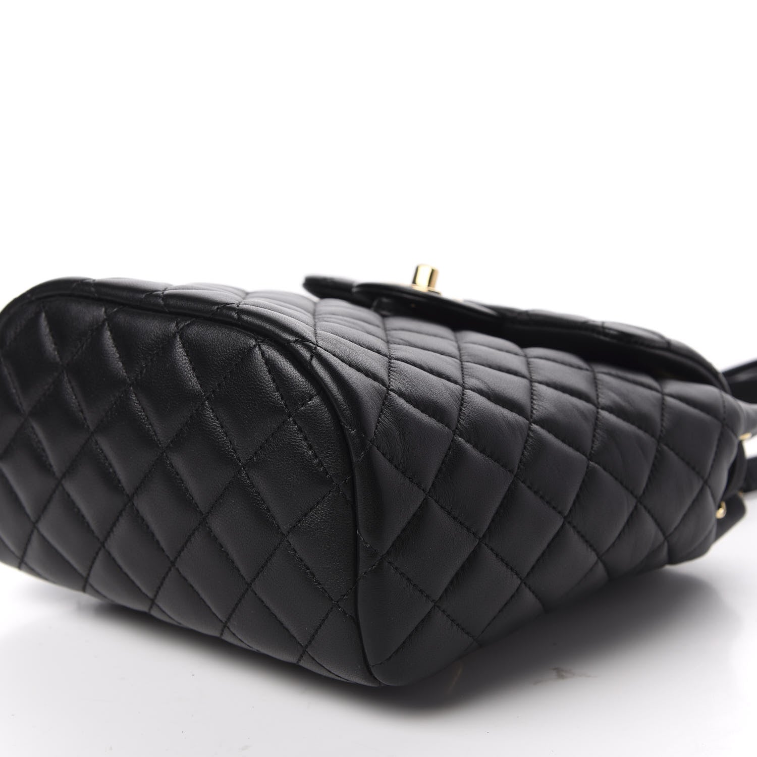Chanel Calfskin Quilted Mini Urban Spirit Backpack Black 8 of 10