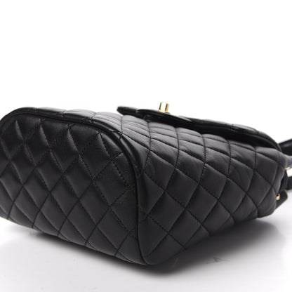 Chanel Calfskin Quilted Mini Urban Spirit Backpack Black 8 of 10