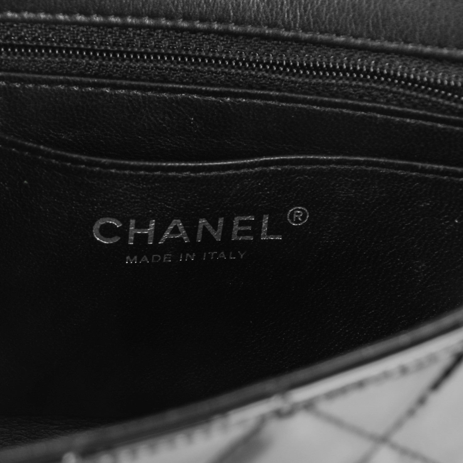 Chanel Patent Calfskin Quilted Mini Rectangular Flap Black 7 of 8