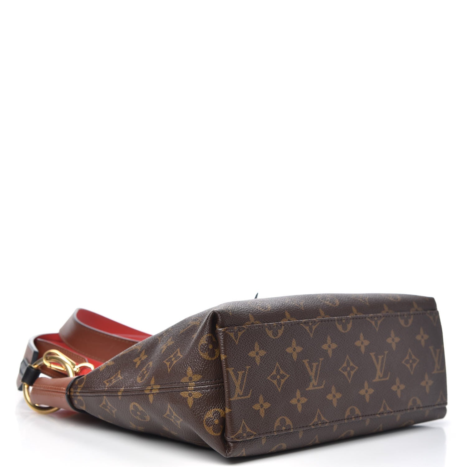 Louis Vuitton Monogram Tuileries Besace Caramel Rouge 4 of 12