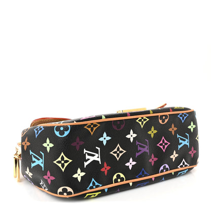 Louis Vuitton Monogram Multicolor Gracie MM Black 4 of 10