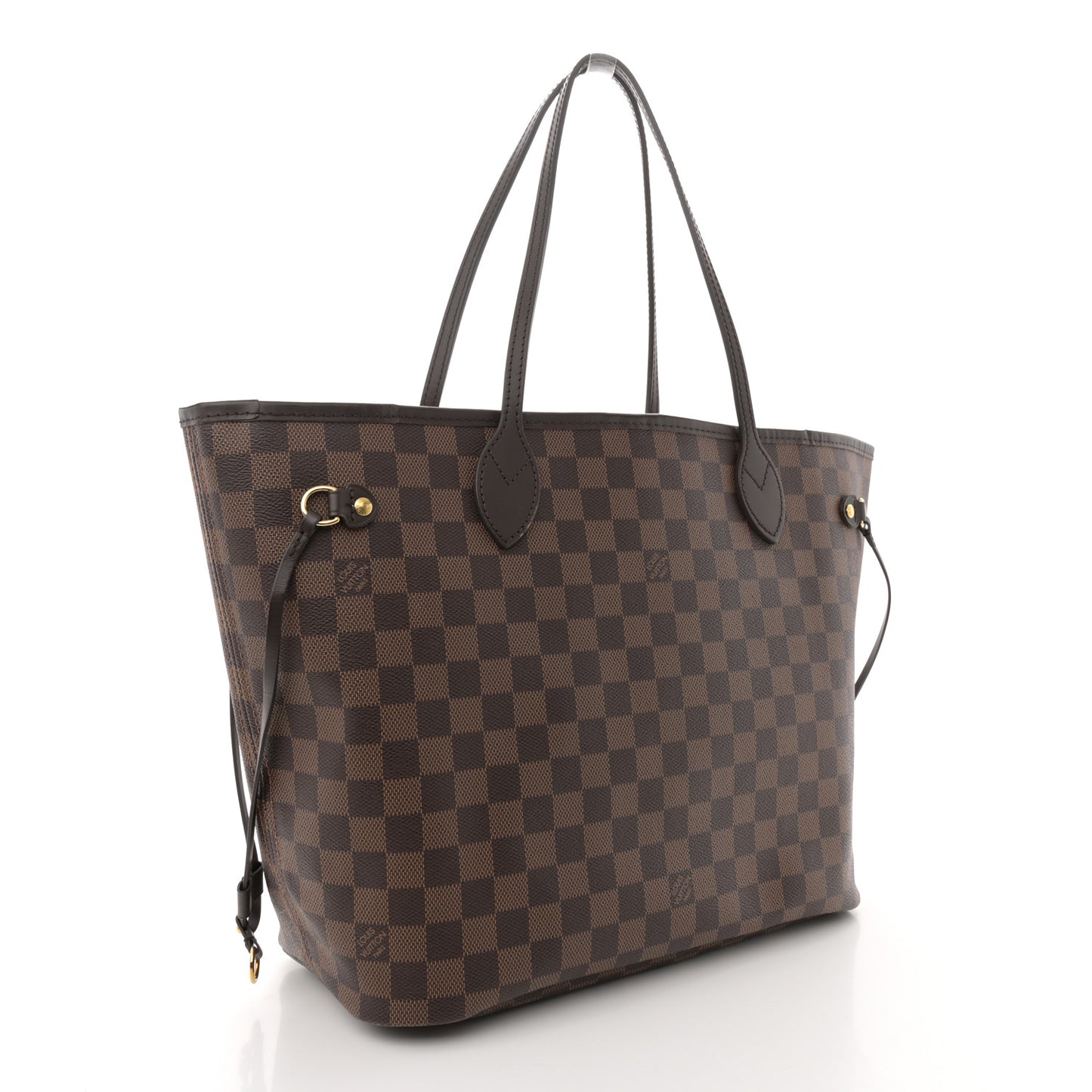 Damier Ebene Neo Neverfull MM Rose Ballerine