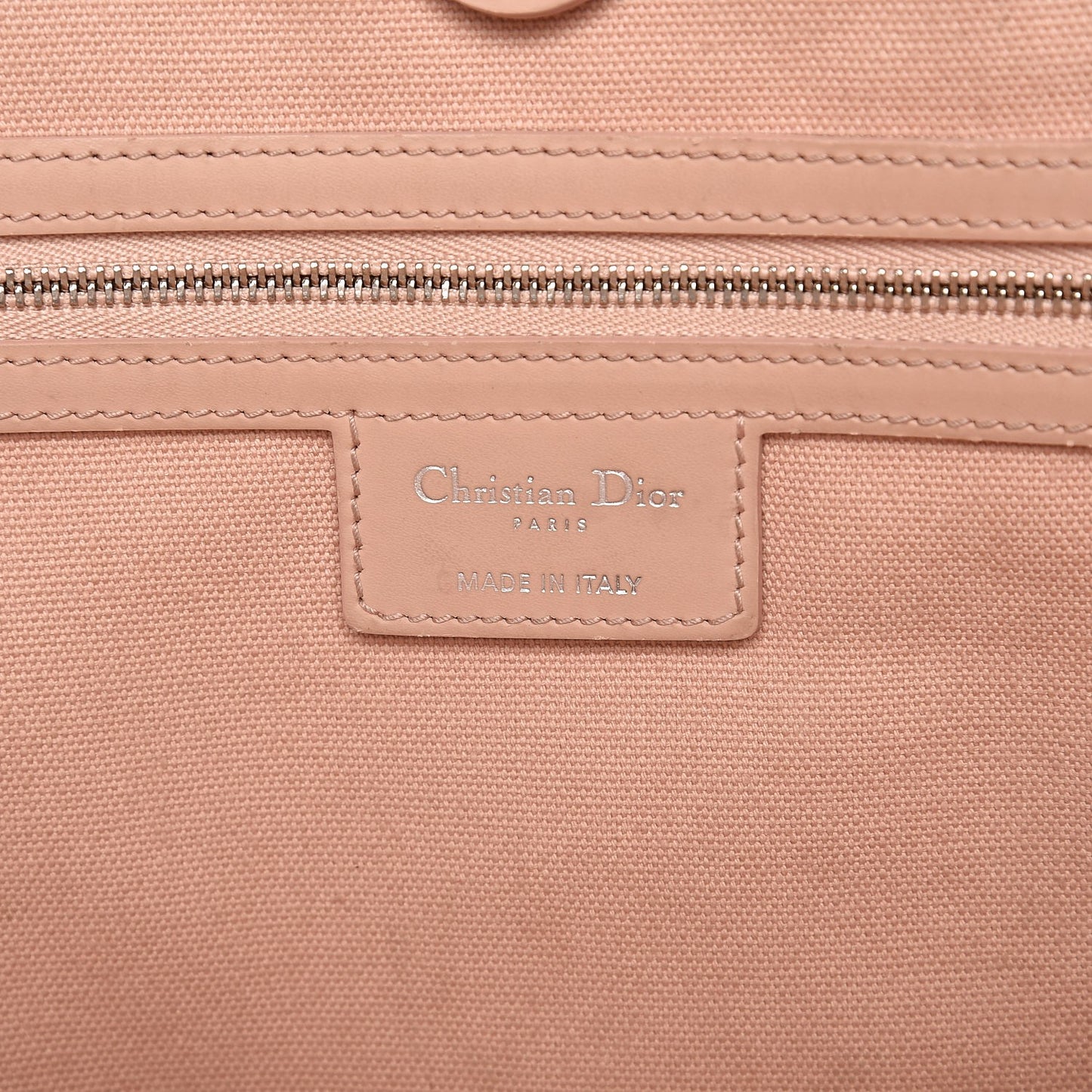 Coated Canvas Cannage Panarea Shopping Tote Rosato