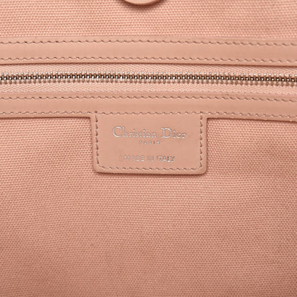 Christian Dior Coated Canvas Cannage Panarea Shopping Tote Rosato 6 of 17