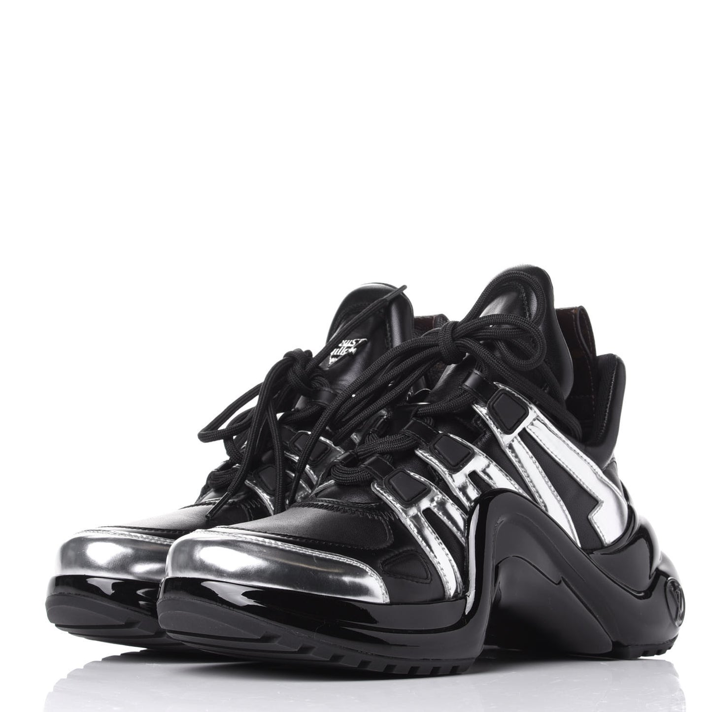 Patent LV Archlight Sneakers 36 Black Silver