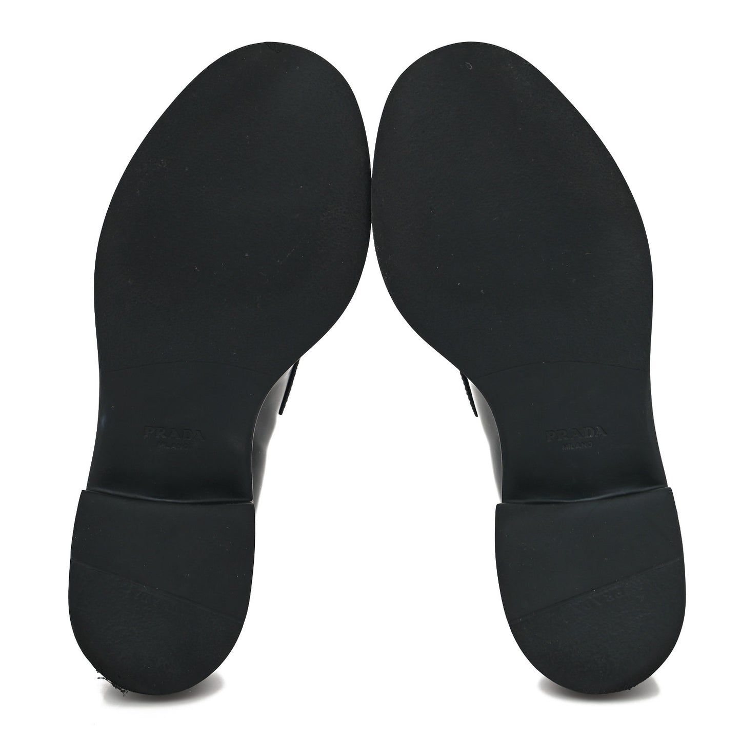 Spazzolato Metal Triangle Logo 50mm Loafers 36 Black
