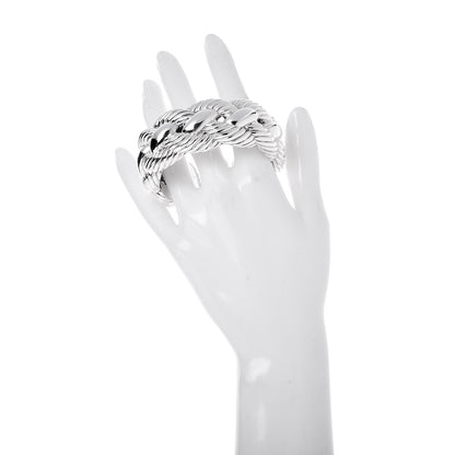 David Yurman Sterling Silver Large Woven Cable Cuff 2 of 5