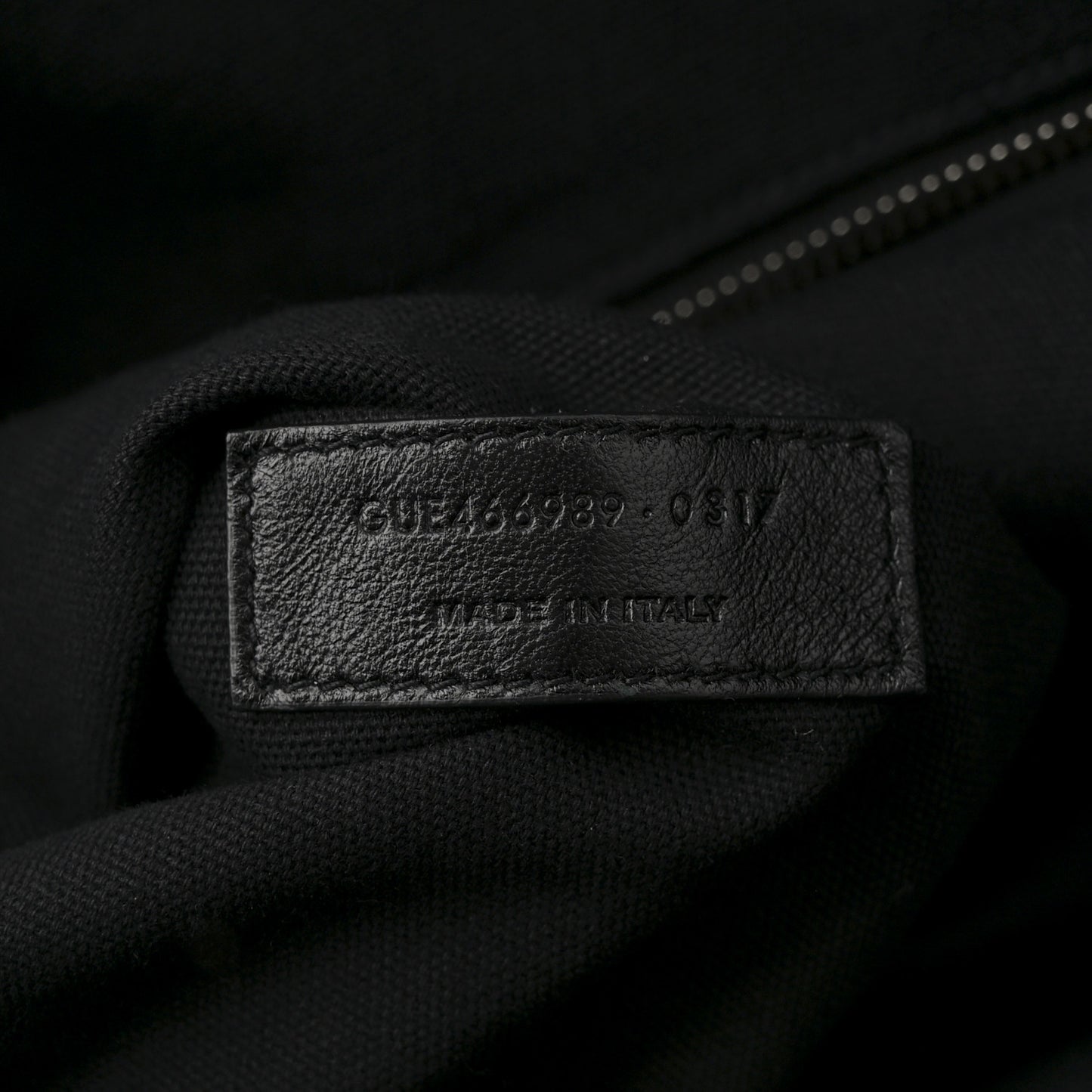 Canvas ID Shopping Bag Black