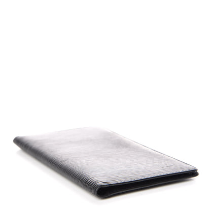 Louis Vuitton Epi Porte Chequier Cartes Credit European Checkbook Wallet Black 4 of 7