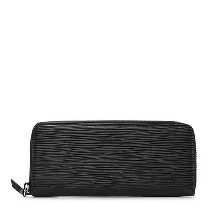 Louis Vuitton Epi Clemence Wallet Black 1 of 8