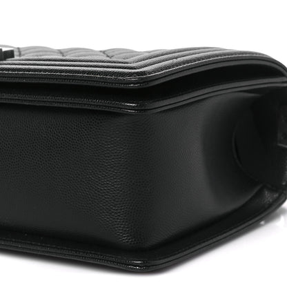 Chanel Caviar Quilted Medium Boy Flap Black 10 of 10