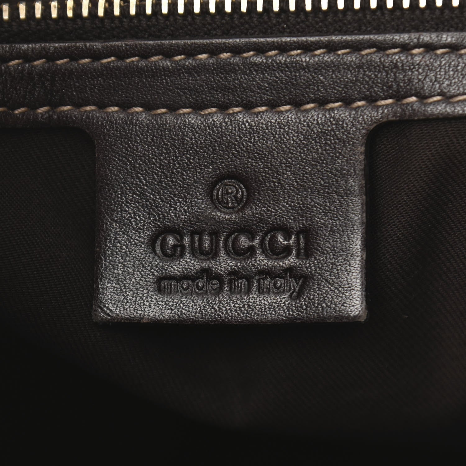 Gucci Monogram Web Jackie O Bouvier Hobo Dark Brown 5 of 12