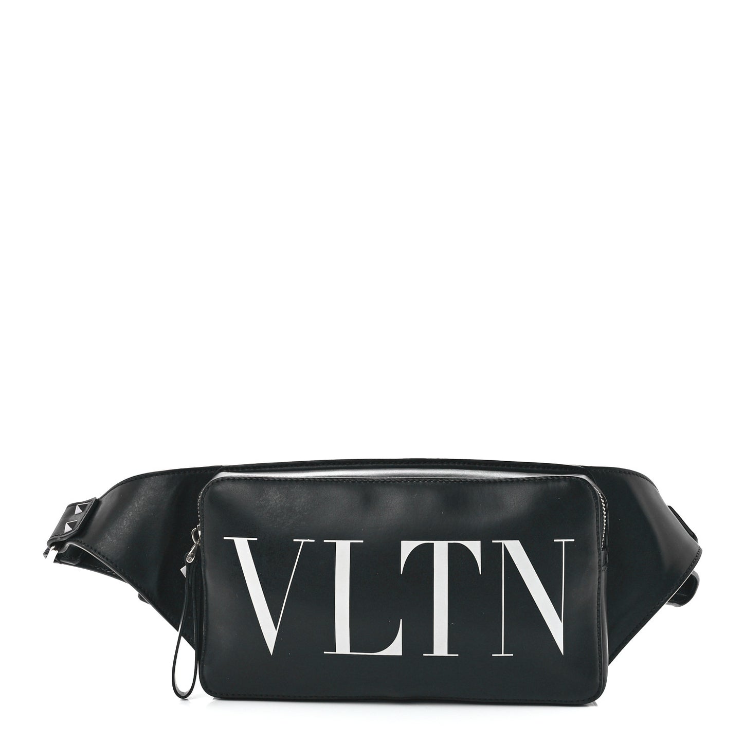 Calfskin VLTN Belt Bag Black White