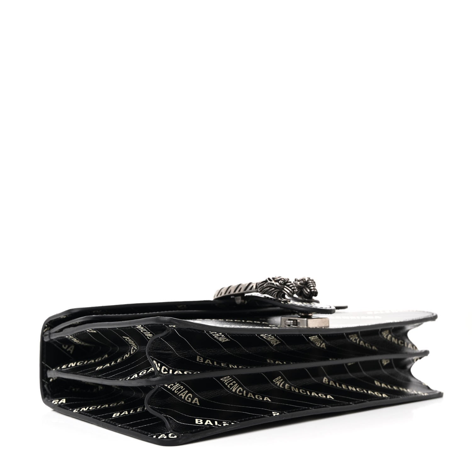 Gucci X BALENCIAGA Calfskin Logo Print Small Dionysus Shoulder Bag