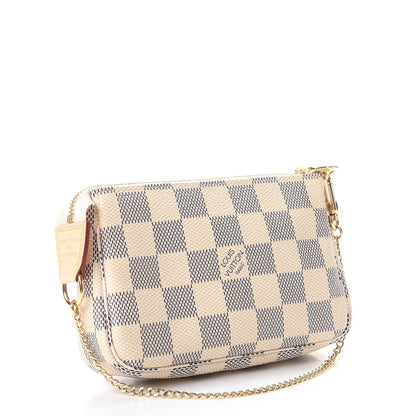 Louis Vuitton Damier Azur Mini Pochette Accessories 3 of 8